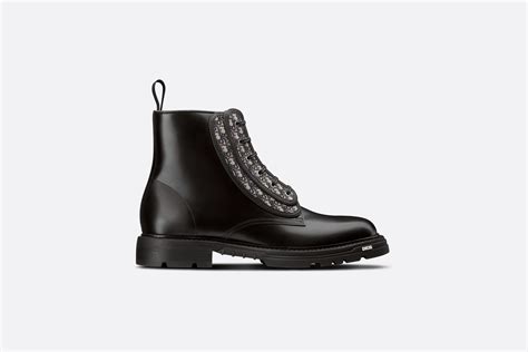 dior boot lacing|Dior leather ankle boots.